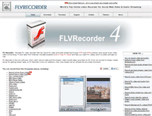 Tablet Screenshot of flvrecorder.com